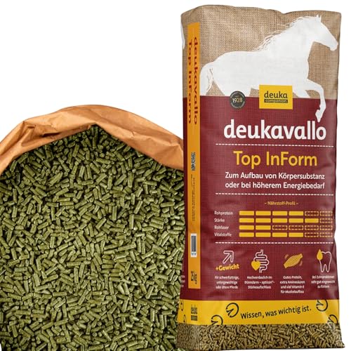 deukavallo Top Inform | Hochverdauliches Aufbaufutter bei erhöhtem Energie- und Proteinbedarf | 25 kg