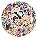50Pcs Manga Dandadan Stickers Mixed Pack,Cartoon Characters Stickers Movie Decorative Sticker for Kids Teens Adults Waterproof Sticker for Water Bottle Laptop (Dan)