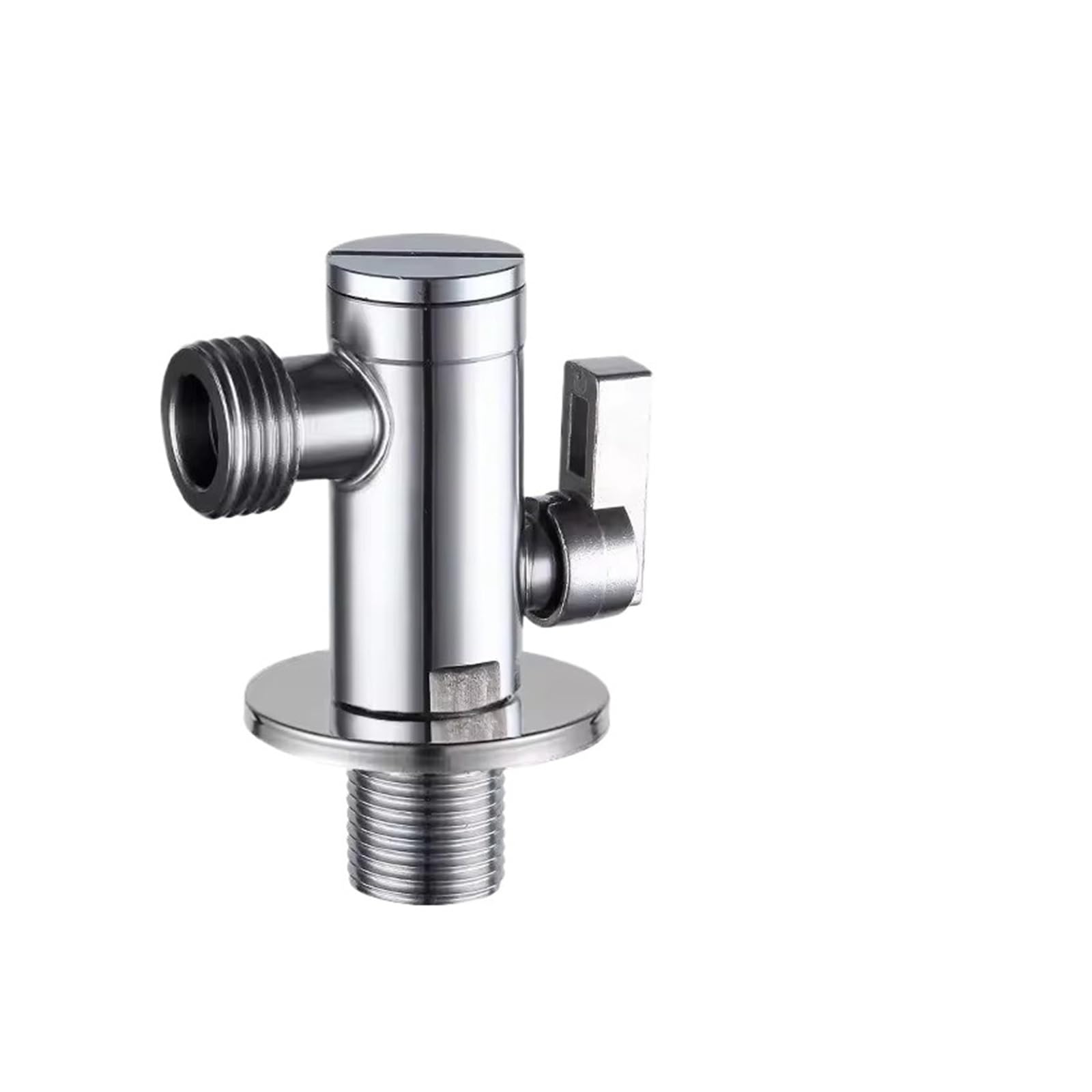 Bvhisehp Stainless Steel Brass Intelligent Toilet Angle Valve Filter Screen Large Flow Diverter For Bathroom Bidet(Stainless Steel)