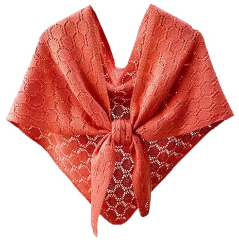 Women's Shawl Hollow Knitted Poncho Cape Scarf Triangle Shawl Shoulder Top Blouse Tops Cover Ups Trendy 2025 Summer
