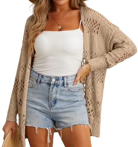 Cache-maillot de plage protecteur contre le soleil en maille de crochet légère