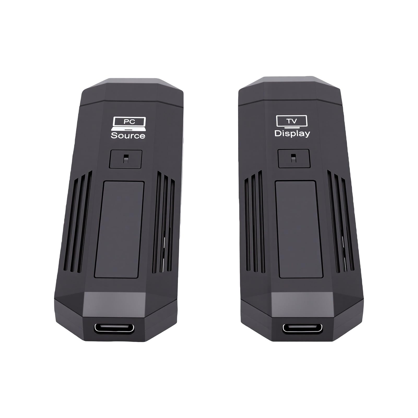 Ricevitore Trasmettitore Video Wireless 1080P 60Hz 50m per Interni | 1080P 60 Hz, Alloggiamento in ABS, compatibilità TV Box per PC Laptop, Sale Riunioni, Giochi Home Theater, Adattatore Display
