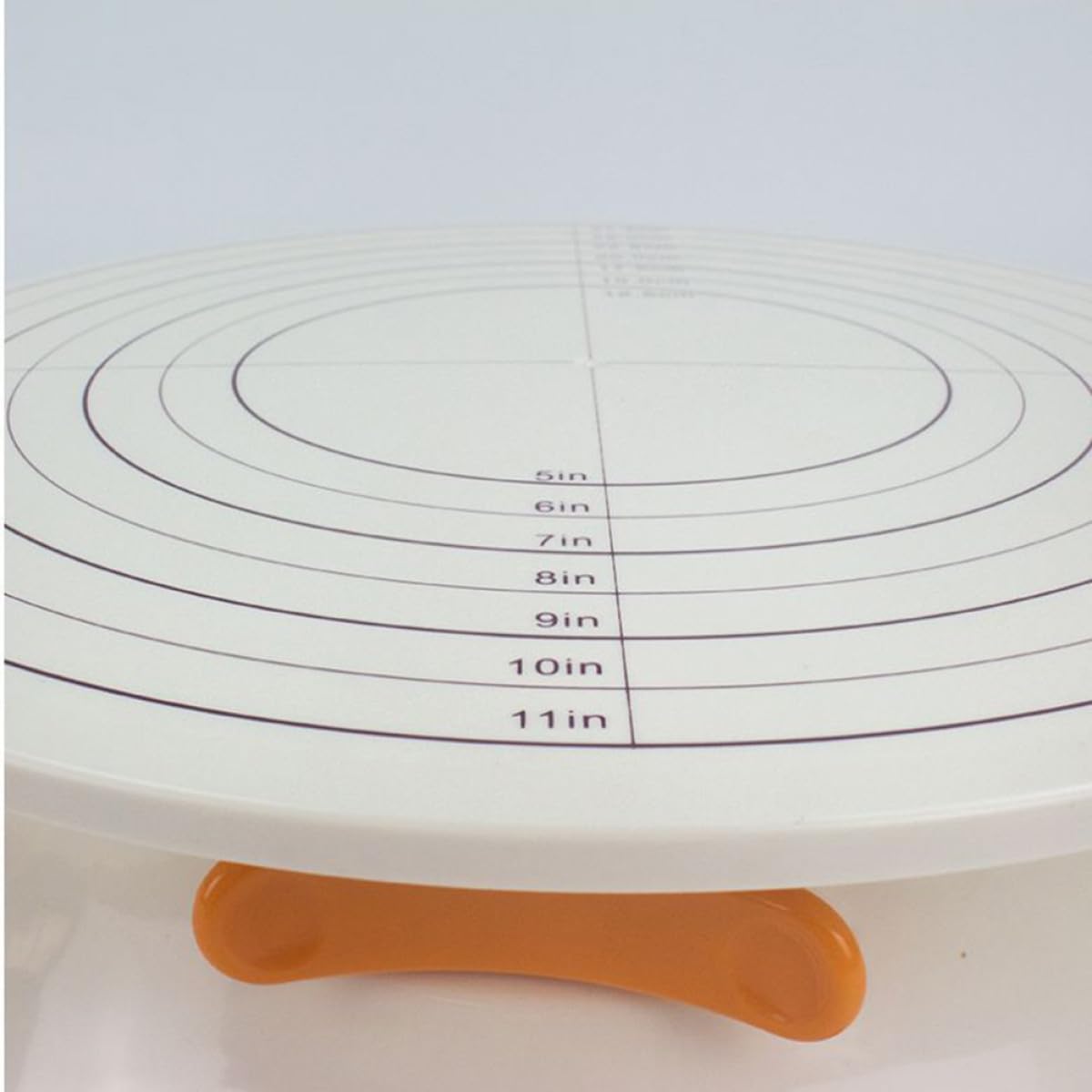 Alzata per Torte in Plastica da 12 Pollici con Supporto Girevole e Base Antiscivolo Piattaforma per Decorazione Dolci da Forno Strumento per Preparazione Torte Domestiche