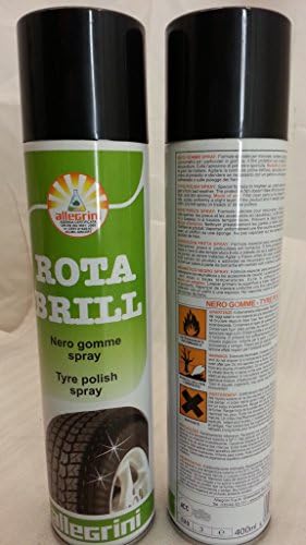  Rota Brill Nero Lucido Spray per Rubberti 400 ml
| Rota Brill Nero Lucido Anti Frizioni per Rubberti 400 ml
| Rota Bril
