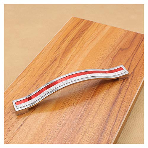BOZONLI 5pcs Rhinestone Crystal Wardrobe Handles Europe Style Zinc Alloy Furniture Door Pull Handle for Kitchen Cabinet Cupboard Dresser Knobs (128mm - Image 2