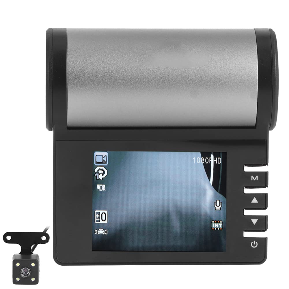 Dash Cam Anytek H1 IPS da 2,0", anteriore e posteriore, doppia | Display IPS con doppia registrazione anteriore e posteriore per la guida quotidiana