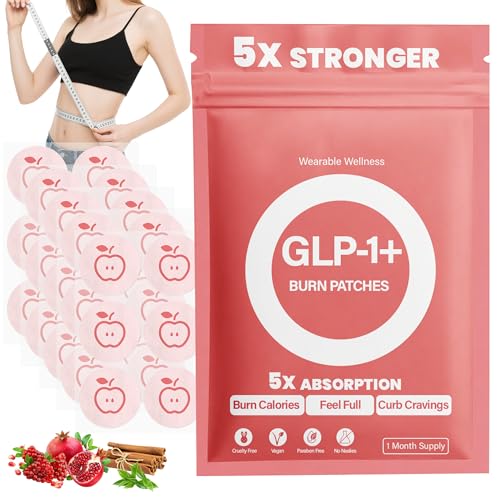 GLP1 Patches, Unisex GLP1 Patches, Berberine, Cinnamon, Green Tea, Pomegranate, Natural Ingredients, 30 Patches