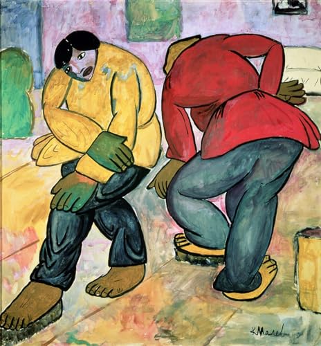 Tableau les Polisseuses à parquet Malevich pour décoration salon moderne