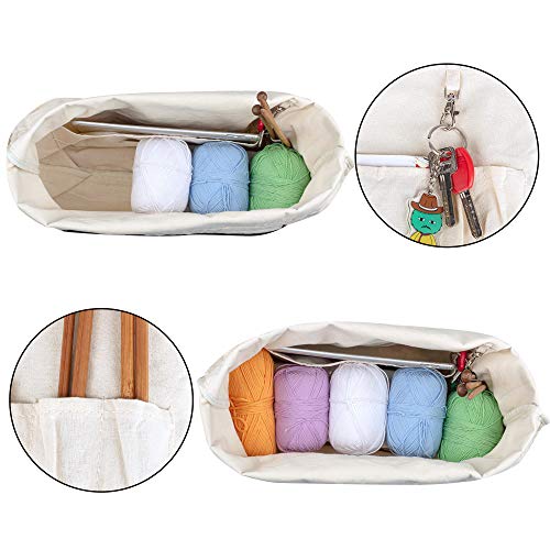 Yarwo CAYW07303 Knitting Yarn Bag, Tote Bag thumb #2