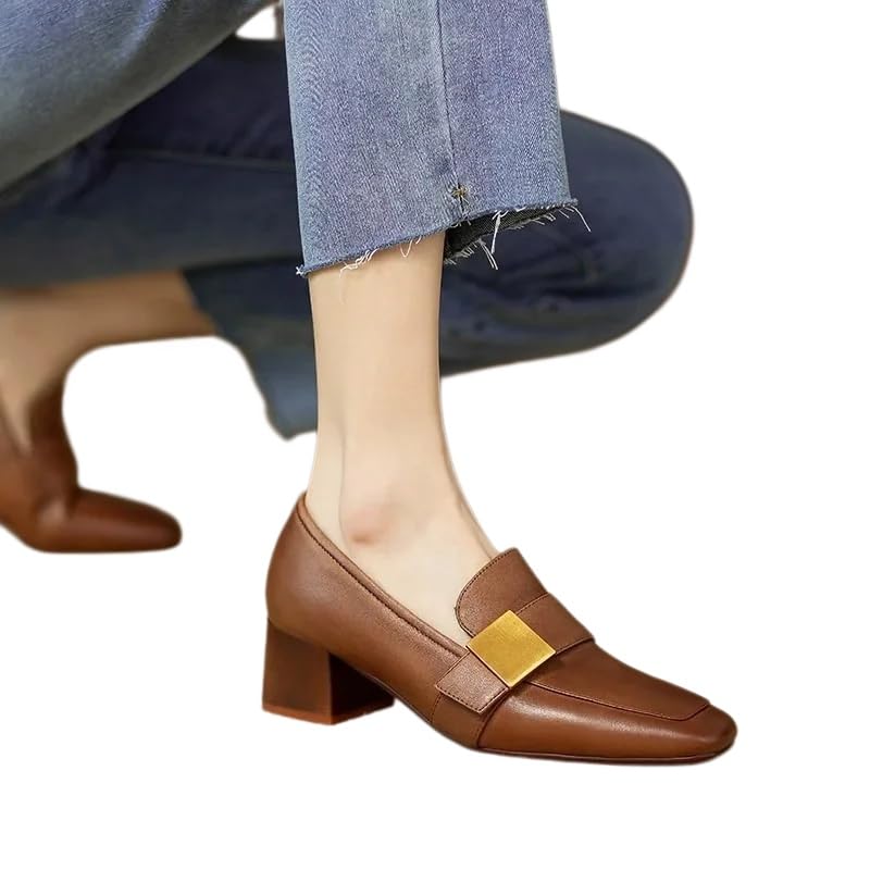 Scarpe Tacco Donna,Décolleté da Donna in Pelle Eleganti