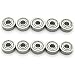4x12x4 mm Miniature Deep Groove Ball Bearing Steel Model bearings 604Z 604ZZ 80014 Pack of 10