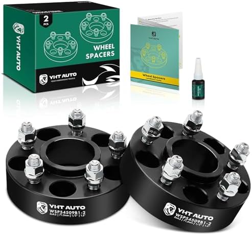 4Pc 1.5" Hubcentric Wheel Spacers – 5x4.5 / 5x114.3 – 1/2x20 Studs – For Jeep Cherokee XJ, Wrangler TJ YJ, Grand Cherokee ZJ