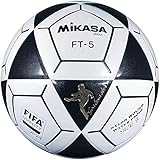 Mikasa FT5 ABK Soccer & Footvolley Ball Size 5, Soft bilt BK/WH