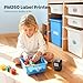 ETIKEZ PM260 Label Maker Machine with Tape, 2 Inch Label Tape Maker Bluetooth Label Printer, Inkless Portable Label Maker with Smart AI APP for Home, Kitchen, School, Office Organization, Black