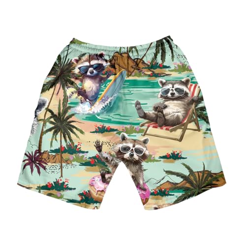 Funny Hawaiian Shorts for Men Hawaiian Swim Trunks Hawaiian Mens Shorts Summer Beach Shorts Men3