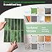 LONGKING 10-Sheet Green Peel and Stick Backsplash Tiles for Kitchen Wall, Kitchen Backsplash Wall Tile, Waterproof Back Splash Stick on Tiles for Bathroom