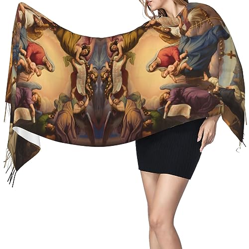 Tassel Scarf for Women Fashion Large Scarfs for Summer Fall Winter Warm Soft Shawls Wraps Evening Dresses Scarve3