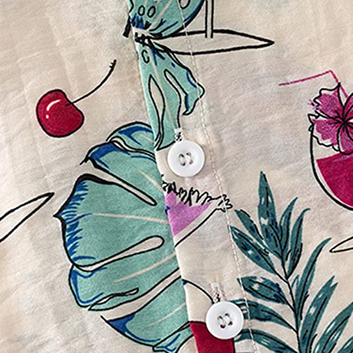 Little & Big Boys Button Down Hawaii Shirts Short Sleeve Tropical Shirt Tops for Kids One Shirt Birthday Boy Long Sleeve2