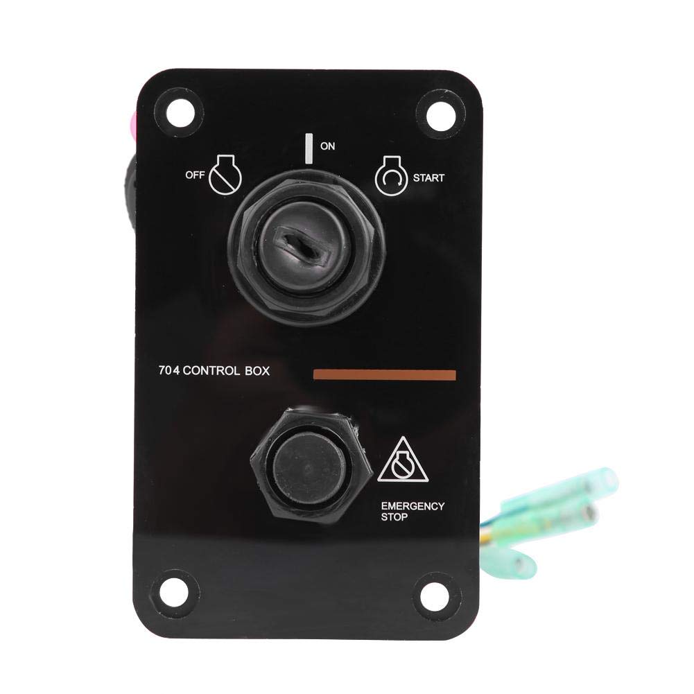 Panel de interruptor impermeable, universal 12V resistente al agua, conjunto llave única para barcos, embarcaciones y aplicaciones marinas