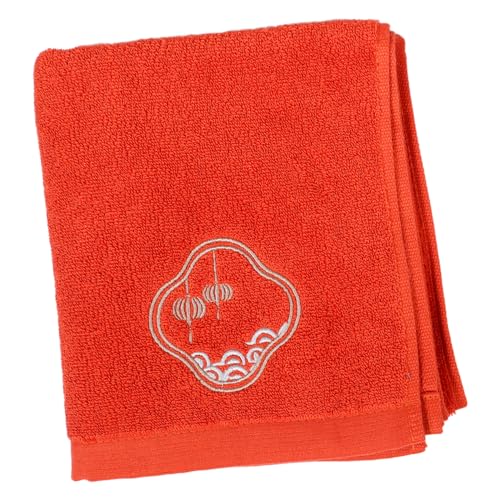Veemoon Toallas de Baño de Alta Absorbencia para Baño Gimnasio SPA y Hotel Naranja