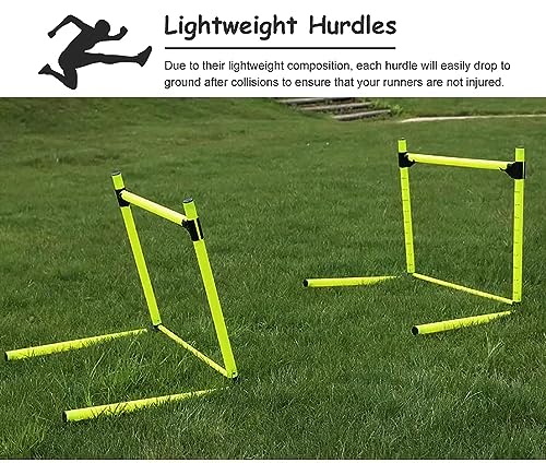 Generisch Trainingsgeräte für Hürdenlauf – Leichte, tragbare Agility-Hürden für Leichtathletik, Fußballtraining und Kindertraining