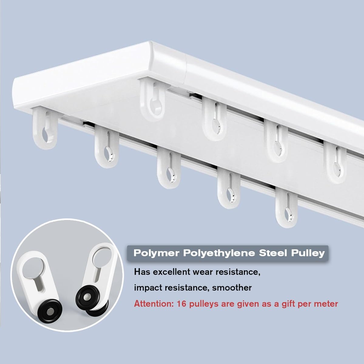 Podwójny karnisz 1-6 m, cichy podwójny karnisz, uchwyt sufitowy do dzielenia pokoju, aluminiowe dwuwarstwowe pręty do draperii (czarny, 2,8 m)