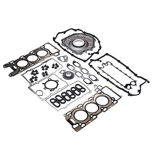 Image of AJ126 Engine Cylinder Head Gasket Set Compatible with Jaguar F-Pace 2017-20, F-Type 2014-20, XF 2014-20, XJ 2014-19, XE 2017-19 3.0L V6, Discovery LR4 2014-2016