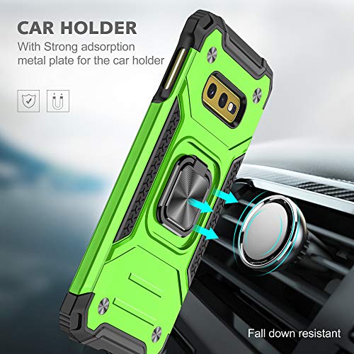 Coque Galaxy S10E blindée vert résout le problème des chutes et casses - 7