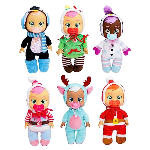 Muñeca Cry Babies Tiny Cuddles Noelle 9 pulgadas miniatura 6
