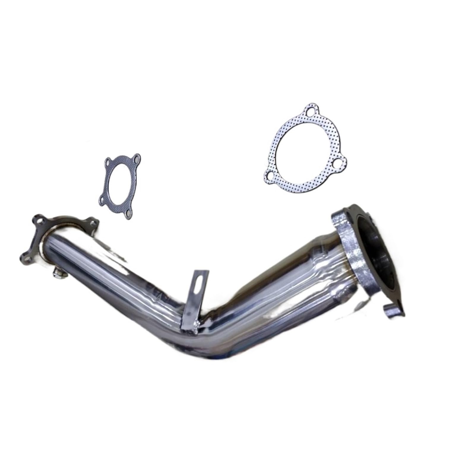 Xuanqingyi Store Downpipe kompatybilny z A4 A5 Q5 kompatybilny z QUATTRO 2.0T B8 MLP 09-12 RACING EXHAUST DOWNPIPE 7.6 cm