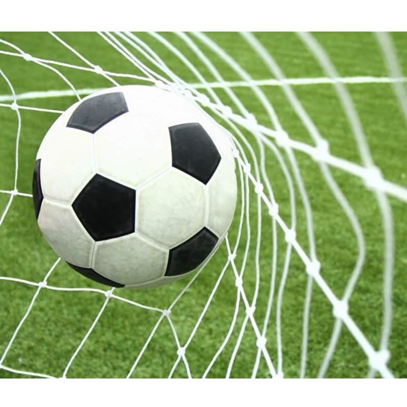 Tornetz Fußballnetz in voller Größe for Fußballtorpfosten, Junior-Sporttraining