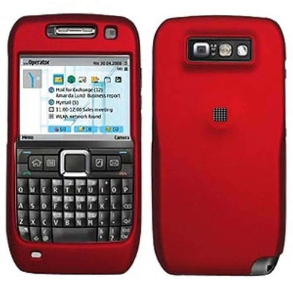 nokia E71 海外版　black steel red化 Nokia E71 review