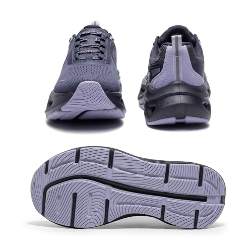 Image of NORTIV 8 Women's Cushioning Walking Running Shoes | Workout,Jogging,Breathable,Non Slip,Mesh,arch support,Gym,Athletic,Wear-Resistant,city walks,exercise,Fashion,MovePropel