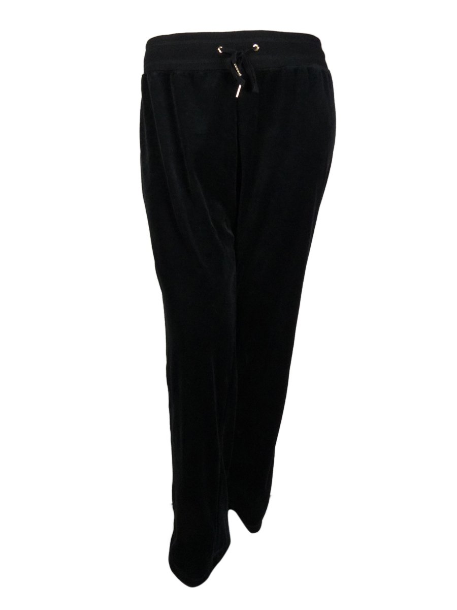 Calvin Klein Women's Velour Drawstring Sweat Pants Plus Size