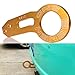 1 Rear Tow Towing Hook for Universal Car Auto Aluminum Racing Trailer Hook Golden