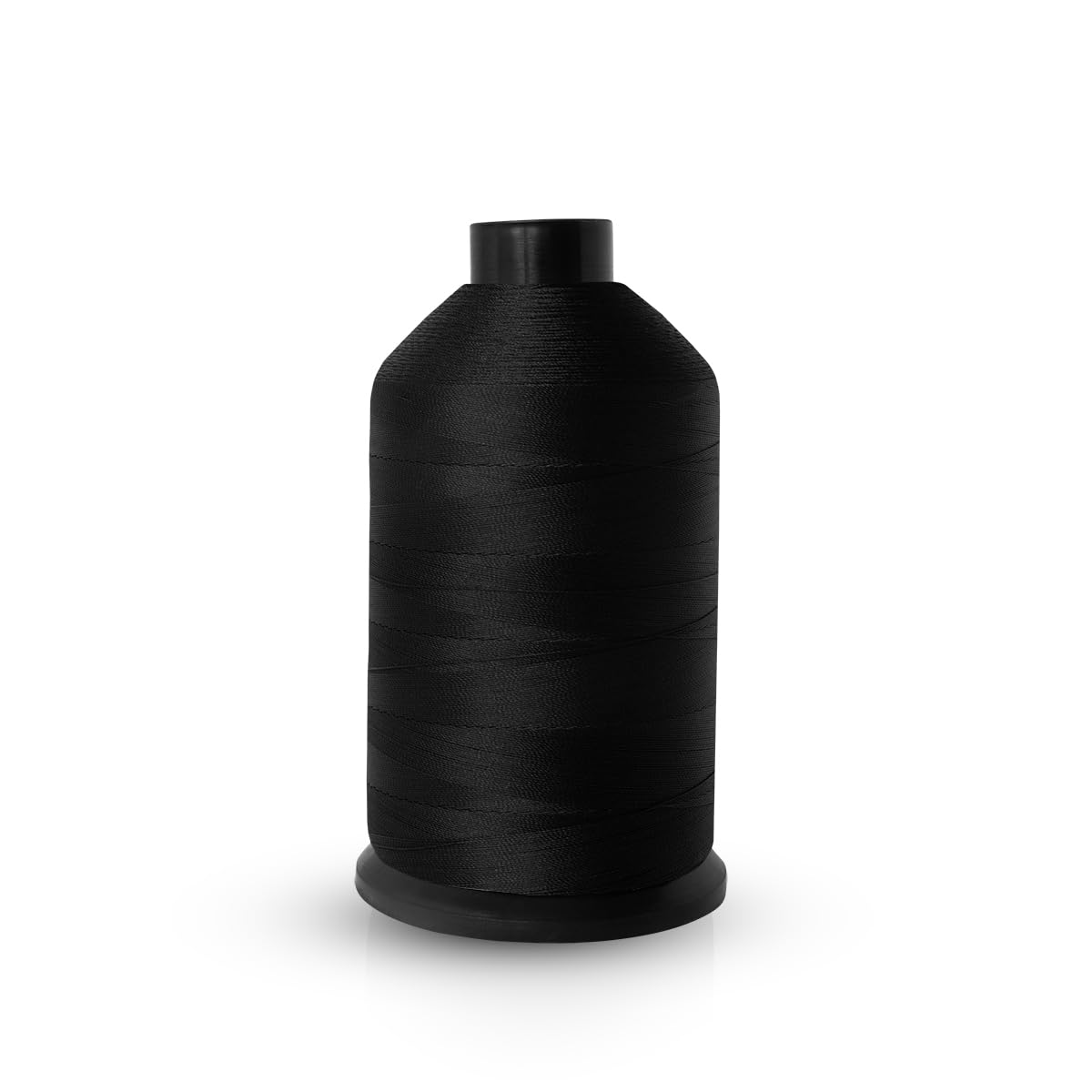 Realm Bonded Nylon Sewing Thread 500/3000 metre Size 40s for Upholstery Outdoor Market, Drapery, Beading, Luggage, Purses (Black 3000m)