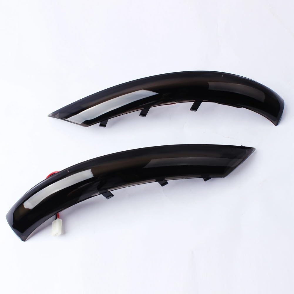 SKINII Luces Giro Intermitente Luz LED Señal Giro Dinámica Coche Indicador Espejo Lateral Lámpara Intermitente para VW para Touareg I para MK1 7L Facelift 2007-2010 Indicador Led Luces