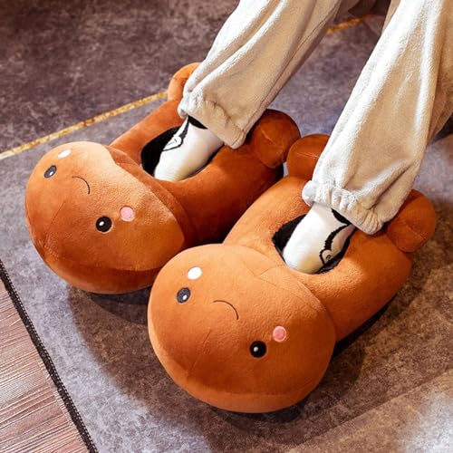 Soft Stuffed House Slippers Cute Winter Warm Slippers Sexy Plush Slippers for Women Girl3