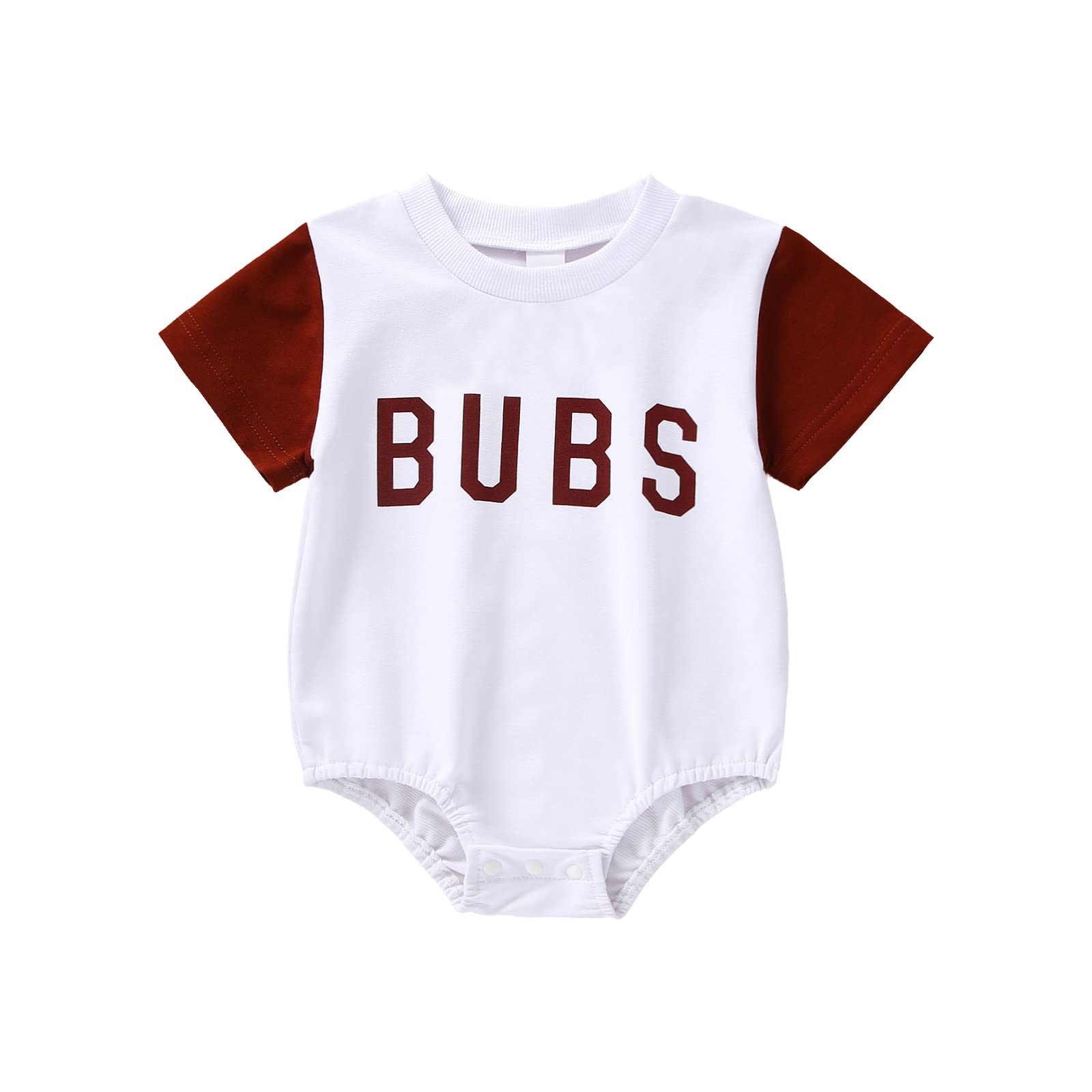 Newborn Baby Boy Oversized Romper, Infant Boy One-Piece Short Sleeve Romper Summer Outfit