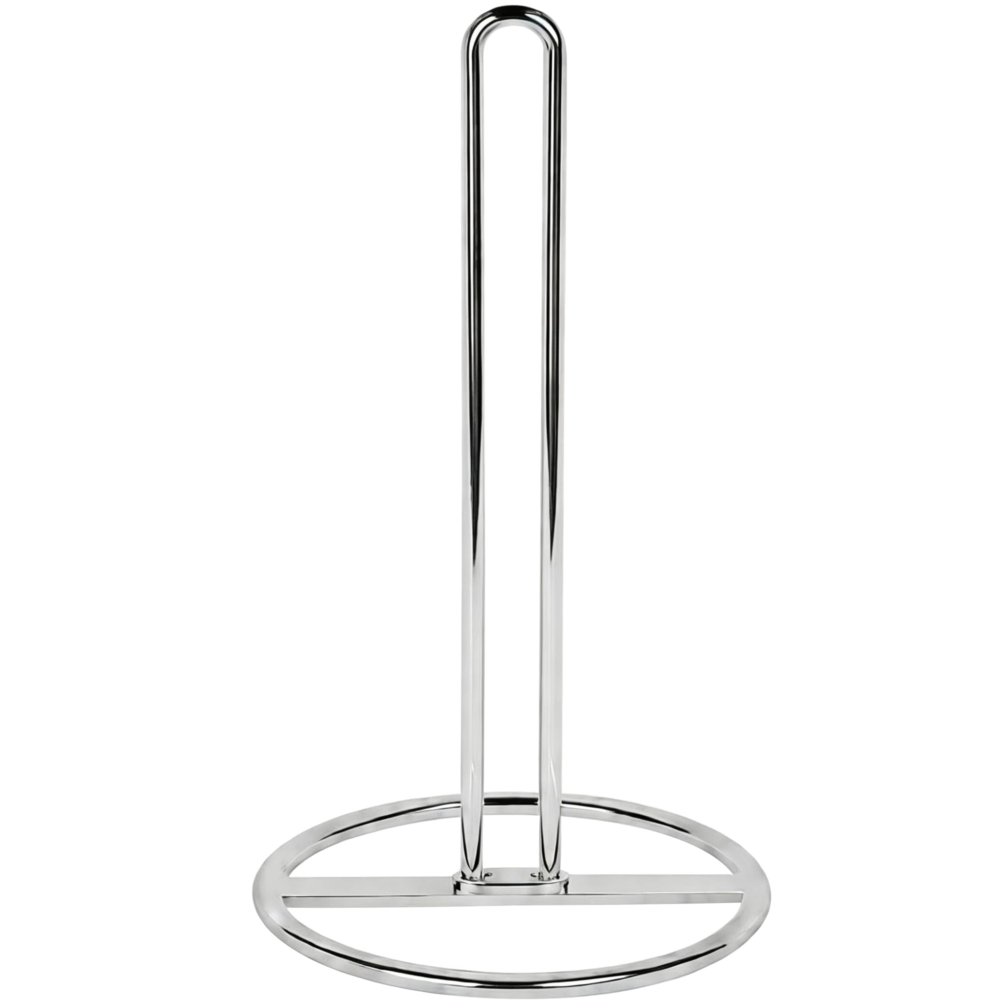 Oboding Silver Paper Towel Holder - Free Standing, - Fits Standard And Large Rolls - Countertop Or Dining Table
