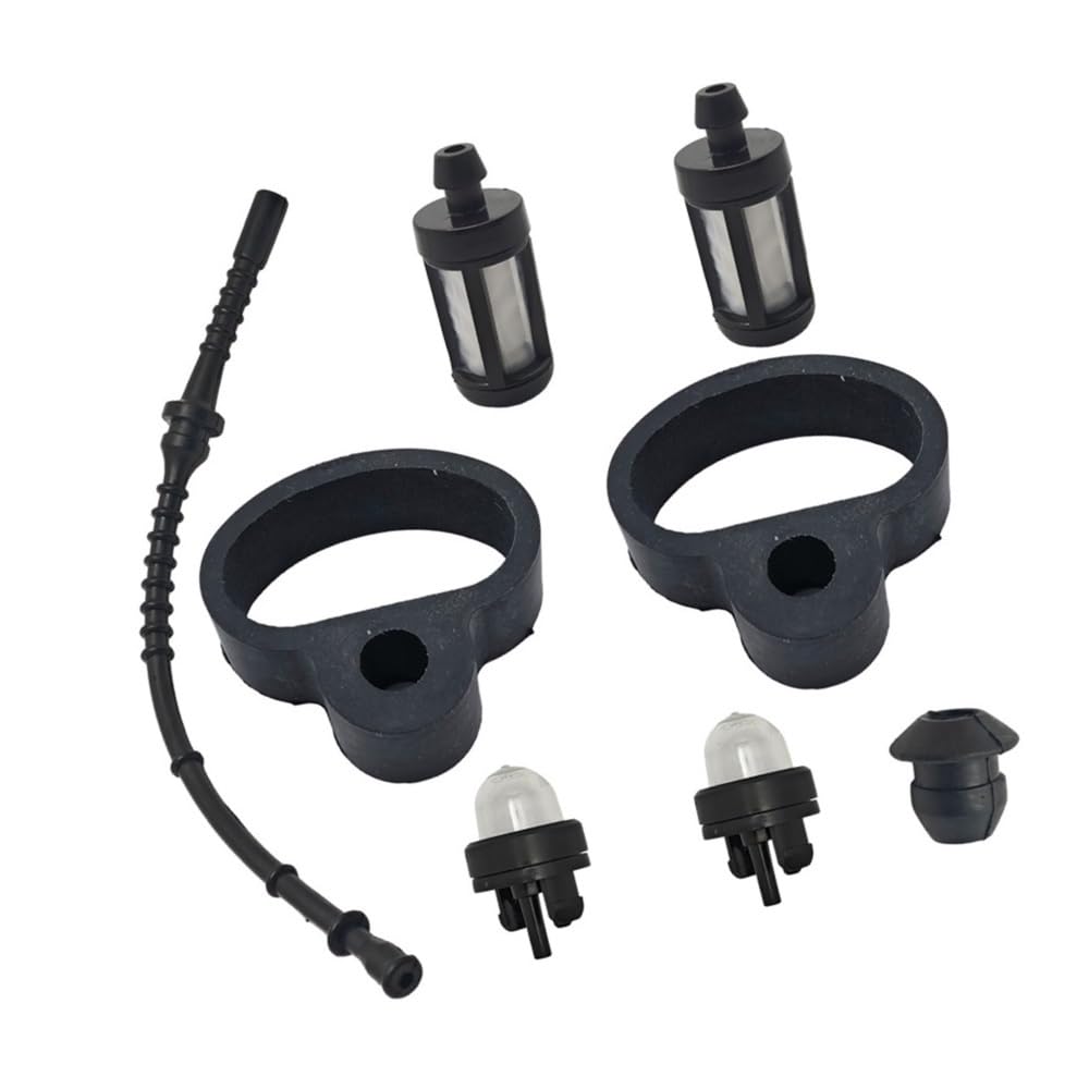Manguera de tubo de filtro de combustible con Kit de bombilla de imprimación compatible con desbrozadora FS120 FS200 FS250 FS300 FS350 FS400 FS450