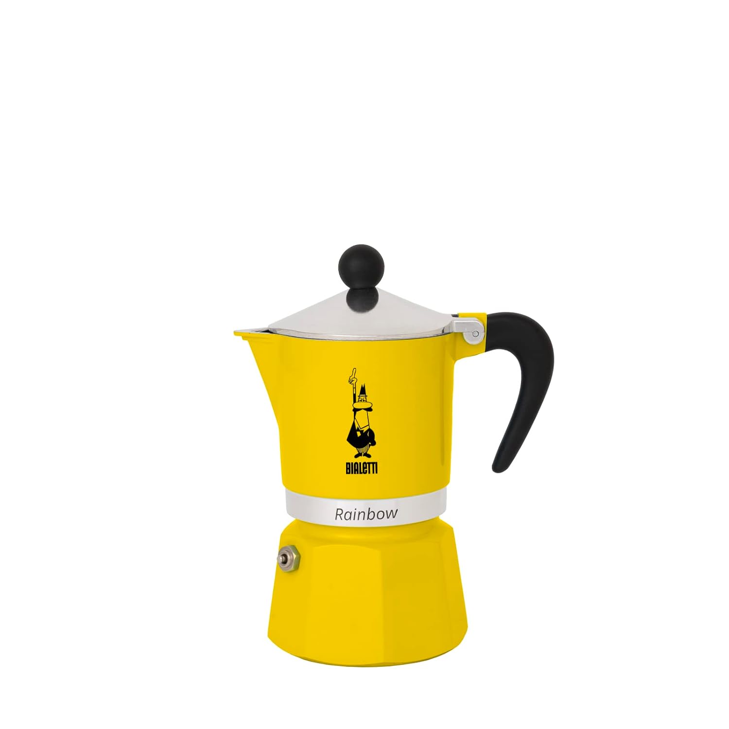 Bialetti Moka Express Rainbow (Yellow, 6 Cups)