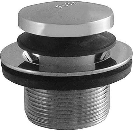 LDR 502 5108CP Toe Touch Bath Tub Drain, Chrome