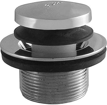 LDR 502 5108CP Toe Touch Bath Tub Drain, Chrome