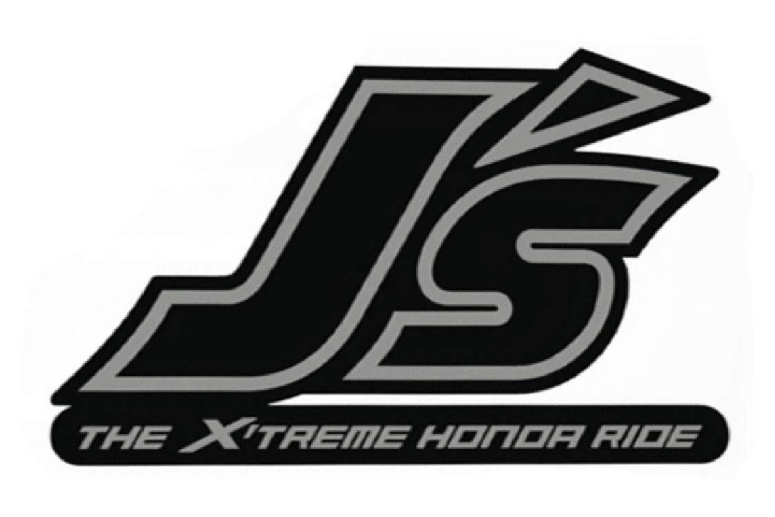 J's Racing The X'treme Honor Ride Silver Decal. Cut Using Orafol Long Lasting Waterproof Vinyl Sticker. Perfect for Toyota, Honda, Mazda, Nissan, Subaru & Japanese Domestic Market JDM.