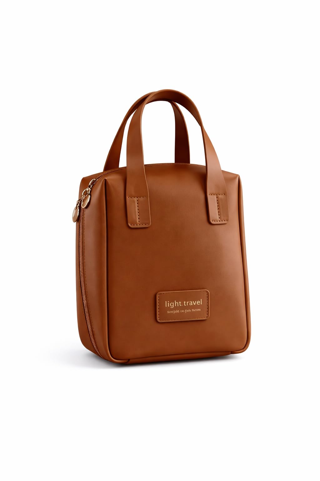 piercell enterprise Unisex Textured Leatherette Stylish 35 Liter Cabin Bags For Travelling In Flight 7Kg Latest Travel Textured Leather Duffle Bags For Men And Women Pranjals House Brown Leather Triangle bag-picture-18