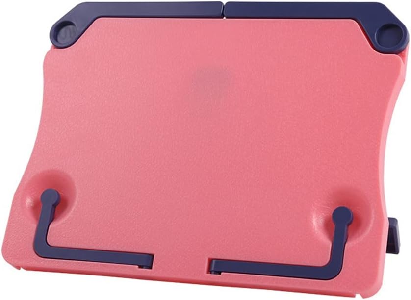 Portable Reading Stand Books Folding Holder Cookbook Organizer Bookend for Music Score Recipe Tablet(White-Dinosaur Doodle4)