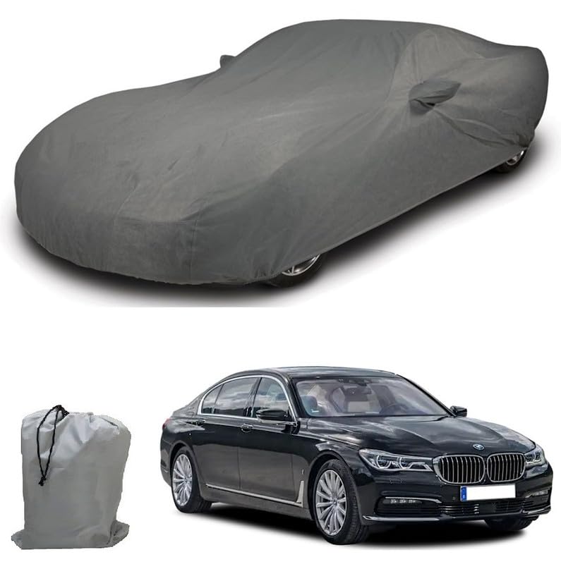 Image of ARCUATE Triple Layer Custom fit Car Body Cover for 7 Series 2017-2022 |Top Layer Dustrproof | Middle Layer Waterproof | Bottom Layer Scratch Protection | Outdoor Indoor Fabric