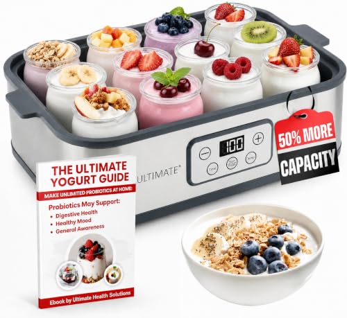 Ultimate Probiotic Yogurt Maker XL with 50% More Capacity, A...