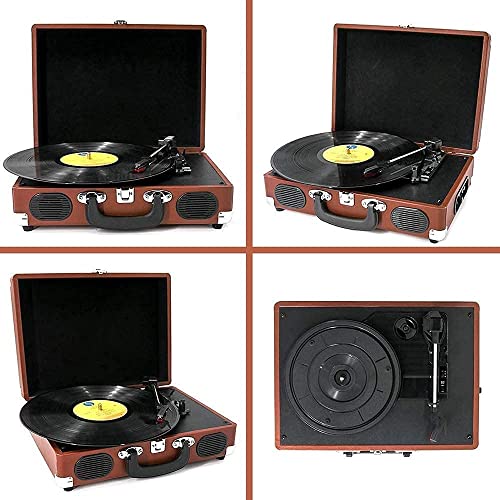 AURADO Tourne-Disque, Platine Vinyle avec 2 Haut-parleurs intégrés, Lecteur LP Vinyle Portable à 3 Vitesses, Sortie RCA… - Les Beatles, Paul McCartney, John Lennon, RIngo Starr, George Harrison AURADO Tourne-Disque, Platine Vinyle avec 2 Haut-parleurs intégrés, Lecteur LP Vinyle Portable à 3 Vitesses, Sortie RCA… – Image 6